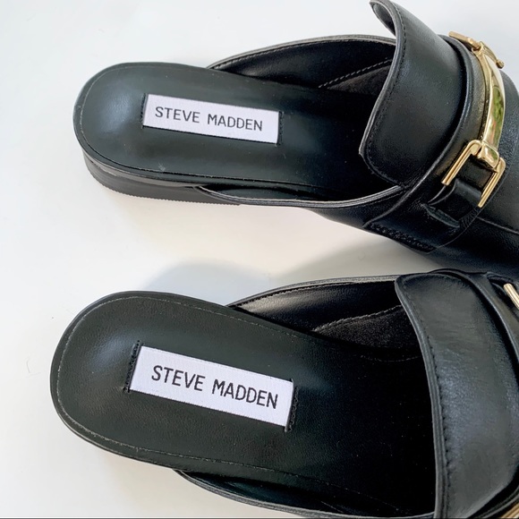 Steve Madden Celeb Leather Bit Slip On Loafer 7.5 - Picture 4 of 7